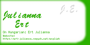 julianna ert business card